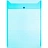 Папка-конверт на кнопке Attache А4 синяя 150 мкм (вертикальное размещение, 10 штук в упаковке) Фото 0
