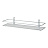 Полка для ванной Swensa 1-ярусная прямая 40x11x7 см