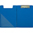 Папка-планшет с зажимом Attache A5 синяя с крышкой Фото 1 Папка-планшет с зажимом Attache A5 синяя с крышкой Фото 1