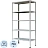Стеллаж металлический Cobalt МС-235 (5 полок, 1000x300x2000 мм) Стеллаж металлический Cobalt МС-235 (5 полок, 1000x300x2000 мм)