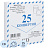 Конверт для CD Packpost 125x125 мм 90 г/кв.м белый декстрин окно 100 мм (25 штук в упаковке)