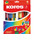 Карандаши цветные Kores Duo 24 карандаша 48 цветов трёхгранные (двусторонние)