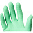 Перчатки КЩС латексные Manipula Контакт L-F-02/CG-945 с хлопковым напылением зеленые (размер 8-8.5, M) Фото 2