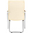 Конференц-кресло Easy Chair 807 VPU бежевое (искусственная кожа, металл хромированный) Фото 3