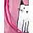 Мешок для сменной обуви Комус Класс Friendly cats 360x470 мм розовый с 1 отделением Фото 3