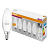 Лампа светодиодная Osram LVCLB60 7SW/830 C 7Вт E14 3000К 560Лм (5 штук в упаковке, 4058075577923) Фото 0
