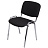 Стул офисный Easy Chair Изо черный (ткань, металл хромированный)