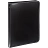 Папка-конверт на молнии с 3-х сторон Attache А4 черная 500 мкм (с внутренним карманом) Фото 0