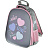 Ранец Комус Класс (№1 School) Easy Heart анатомический серый с двумя отделениями Фото 0