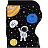 Подставка для книг Комус Класс Space time металлическая черная Фото 6