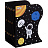 Подставка для книг Комус Класс Space time металлическая черная Фото 7