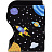 Подставка для книг Комус Класс Space time металлическая черная Фото 8