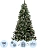 Ёлка искусственная новогодняя напольная заснеженная с украшениями 1.8 м Ёлка искусственная новогодняя напольная заснеженная с украшениями 1.8 м