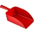 Совок ручной FBK 160x360 мм пластиковый красный