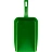 Совок ручной FBK 160x360 мм пластиковый зеленый Фото 1
