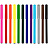 Фломастеры Faber-Castell Замок 12 цветов с вентилируемыми колпачками смываемые Фото 0
