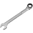 Ключ комбинированый трещоточный 19 мм (14857) Фото 0
