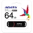 Флешка USB 3.0 64 ГБ ADATA UV150 (AUV150-64G-RBK) Фото 1