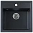 Мойка врезная Юкинокс Dvina-10, с сифоном, Черный Мойка врезная Юкинокс Dvina-10, с сифоном, Черный