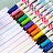 Фломастеры Deli Super Washable Marker 24 цвета с вентилируемыми колпачками смываемые Фото 0