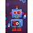 Ранец Комус Класс (№1 School) 3D Robot фиолетовый с двумя отделениями Фото 3