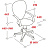 Кресло офисное Easy Chair 396 LT оранжевое/черное (сетка/ткань, пластик) Фото 4