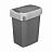 Контейнер для мусора напольный Econova Smart Bin 10 л пластик с крышкой серый (34.5x19.8x22.7 см)