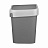 Контейнер для мусора напольный Econova Smart Bin 10 л пластик с крышкой серый (34.5x19.8x22.7 см) Фото 2