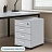Тумба подкатная Easy One с замком (серый, 404х454х609 мм, 4 ящика) Фото 0 Тумба подкатная Easy One с замком (серый, 404х454х609 мм, 4 ящика) Фото 0