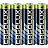 Батарейка AA пальчиковая Ergolux Alkaline (4 штуки в упаковке)