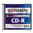 Диск CD-R SONNEN, 700 Mb, 52x, Slim Case (1 штука), 512572