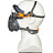 Полумаска Jeta Safety Air Optics 9500 размер L с очками Фото 4