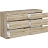 Комод ШС_Кастор 6 ящиков дуб сонома Фото 0