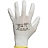 Перчатки рабочие защитные нейлоновые с полиуретановым покрытием белые (13 класс, размер 10 (XL)) Фото 1