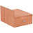 Тумба подвесная Easy Оптима LT (ольха, 400x481x300 мм, 1 ящик)