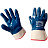 Перчатки рабочие защитные Ампаро Нитрос хлопковые с нитрильным покрытием синие (размер 10 (XL)) Фото 0