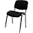 Стул офисный Easy Chair Изо PC 10 чёрный ткань металл с имитацией под хром (1905631)