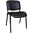 Стул офисный Easy Chair Изо черный (искусственная кожа, металл черный)