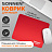 Коврик для мыши SONNEN "RED", резина + ткань, 220х180х3 мм, 513306 Фото 5