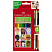 Карандаши цветные Faber-Castell , 12цв."Дети мира", заточ.+3цв., картон, европодвес. Фото 0