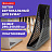 Лоток вертикальный для бумаг BRAUBERG ECO, 240х80х290 мм, сетчатый, черный, 239014 Фото 0