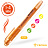 Набор текстовыделителей Crown Multi Hi-Lighter Aroma (толщина линии 1-4 мм, 4 цвета) Фото 2