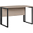 Стол прямой K-Loft (дуб скандинавский/графит, 1180х670х752 мм)