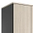 Шкаф-купе комбинированный K-Loft (дуб скандинавский/графит, 1370х420х752 мм) Фото 3