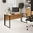 Стол прямой K-Loft 241S002 (дуб натуральный/графит, 1380х670х752 мм) Фото 3