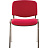 Стул офисный Easy Chair ИЗО/ISO красный ткань металл хромированный, поперечина (диаметр) 18 мм (2028507) Фото 0