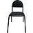 Стул офисный Easy Chair Серна 00С чёрный (экокожа, металл) Фото 3
