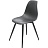 Стул обеденный Комус Eames Plast чёрный (пластик, металл)