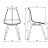 Стул обеденный Комус Eames Plast чёрный (пластик, металл) Фото 4