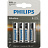 Батарейка AA пальчиковая Philips Entry (4 штуки в упаковке)